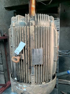 100 HP 900 RPM General Electric, Frame 445T, DP, 1.15 service factor, 460 Volts