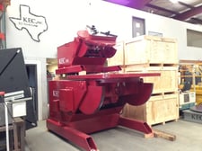 24000 lb. Preston-Eastin #PA240HD, 12" CG, 54" table, hand pendant, grippers, 7-1/2 HP