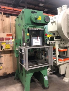 66 Ton, Komatsu #OBS-60, OBS press, 3.54" stroke, 11.8" Shut Height, 11.6" throat, 70-150 SPM, 1980, #13796J