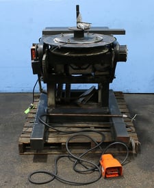 2000 lb. Aronson #HD20-TVR, 24" table, 1/2" thick, welding positioner, powered tilt & rotation, 1963, #157557