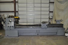 21" x 120" Clausing, engine lathe, inch/metric, 4-jaw chuck, tailstock, coolant