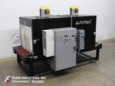 Arpac #T54-40-120, high speed, dual zone shrink tunnel, 120' L chamber, top mounted dual blowers