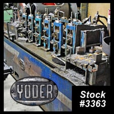 1-1/4" 1.25" mm) x .049" (1.24mm) Yoder #M1-1/2, tube mill line, #3363