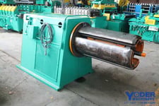 10000 lb. B & K #BKU-M1-3, motorized uncoiler, 14.5"-18.5" ID, 36" mandrel length, 1975, #61637