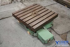 29-1/2" x 29-1/2" Fibrotakt #Y13-750-750US3RA144Z, rotary table, 7-t-slots, 1981, #66466