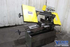 9" x 16" Jet #HBS916, horiz.band saw, 2 HP, coolant, power elevation, swivel vises, #71452