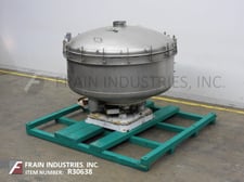 66" BF Gump #CP-53, Stainless Steel, inline sifter/ screener, 8" top center inlet, bolt down cover, (3) self