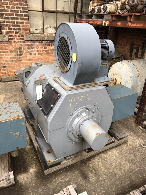 235 HP 480 RPM General Electric, Frame MD-816-AER, DPBV, dbl-shaft, 180 VDC Shunt Fields, 230 VA