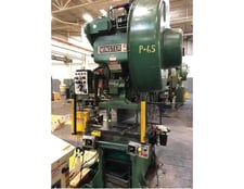 45 Ton, Minster #5, OBI press, 3" stroke, 18" Shut Height, 2.5" adj, 28" x18" bed, 180 SPM, 1988, #10683