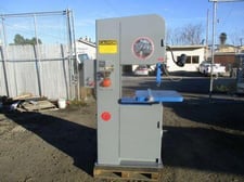 20" x 13" DoAll #2013-10, vertical bandsaw, with welder, 30" x 24" tilting table, 2 HP, 50-5200 fpm, Serial #