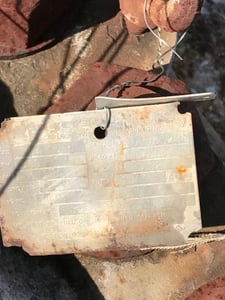 860 GPM @ 1100' TDH, Ingersoll-Rand, 4x9 N, 5 stage, 3560 RPM, #2089