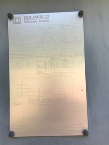 5000 KVA 12470 Delta Primary, 4160Y/2400 Secondary, Square D