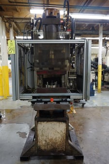 20 Ton, RAM #10-386, gap frame hydraulic press, down-acting, top mounted hydraulics, #10409