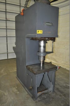 Image for 100 Ton, Greenerd #H-100-30L5, hydraulic gap frame press, 12" stroke, 20" daylight, 10 HP, #10585