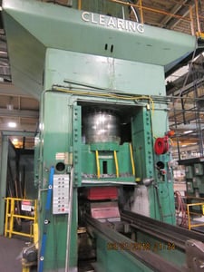 2000 Ton, Clearing #H-2000-54, hydraulic press, 24" stroke, 46" Shut Height, 64" daylight, 54" x36bed area