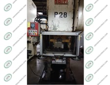 100 Ton, Goiti #CFR, single point gap frame press, 5.5" stroke,air clutch & brake, 1984, #10406