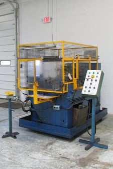 2" BEMA #PAN-10.6, tube end former, 6-hit machine, expand/reduce/bead, automatic lube system