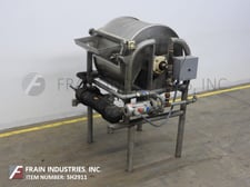Cooling Drum, Hohberger #2300574, Stainless Steel, single wall, 1/2 HP centrifugal pump recirculation system