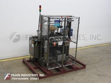Adco #AF-30-1-EC, automatic, Stainless Steel, single head, hot melt glue tray former and sealer, 5-35 cycles