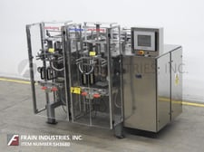 Sandiacre #TG250LDT, vertical, sevro driven, continous motion, Stainless Steel, twin tube form, fill & seal