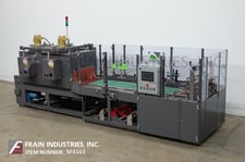 Douglas #SR/624, automatic, inline, shrink bundler, bottom film carriage with indexing system, 10 to 35