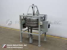 36" Great Western #TB611, inline gyroscopic pressure sifter, (2) 24" diameter Stainless Steel decks & (2