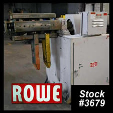 7500 lb. Rowe #7520-DSJ, motorized single coil reel, 20" width, 60" outside dimensions, 16"-20" ID, #3679