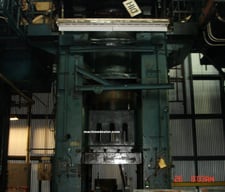 3000 Ton, Erie, forging press, 82" DL, 42" stroke, 40" SH, 50-1/2 diameter ram, 400 IPM, 53"L-R bed size