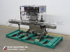 SureKap #SK600, semi-automatic, inline, Stainless Steel, 3 station, 6 spindle capacity tightening &