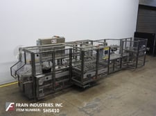 Tisma #TI-600, automatic, horizontal, servo driven, continuous motion, reverse tuck cartoner, 50-250 cartons