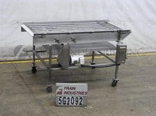 34.5" wide x 6.6' long, Stainless Specialist, Stainless mesh belt conveyor, 1 HP drive, start/stop controls