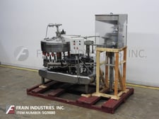 Federal / Fogg #418GI85R218, Stainless Steel, 18 head rotary pressure gravity filler & 5 head rotary capper