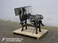 Bartelt #Slitter form & fill, 3-3/4" w x 40" l chain, fixed pockets on 7" centers, 2 cutting wheels