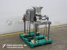 Fitzpatrick #DAS06, Stainless Steel hammermill, 18" L x 18" W x 18" D hopper, 16-fixed knive/ impact blades