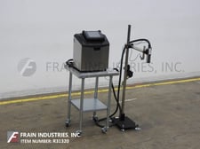 Keyence #MK-U6000, ink jet coder with auto-shower self cleaning print head, table or cart mounted, #R31320