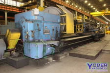 100" x 580" Betts #57R, engine lathe, 63.5" SOCS, face plate type 96" chuck, digital read out, #71093