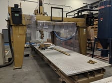 Powermatic 5-Axis router, Fanuc 15M control, 5' x 20' table, 24" wide x 28" deep control cabinet, #32890