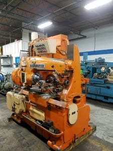 Barber-Colman #14-15, gear hobber, 14" dia., 15" cut length, hydraulic clamping, collet fixture, under power