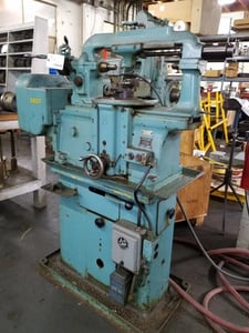 Koepfer #WR8484, horizontal gear hobber, change gears, hob arbor, manual hob shift, 120mm diameter, 250mm hob