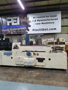 Matrix #46, universal external thread grinder, w/filtration unit, change gears tool