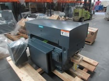 600 HP 3600 RPM Siemens, Frame 5010S, weather protected enclosure type 2, BB, new, 2300/4000 Volts