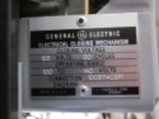 800 Amps, General Electric, WPH-08, electrically operated, drawout, #AB4613