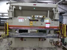 90 Ton, Cincinnati #90CBX8, hydraulic, 10' overall, 100" between housing, 8" stroke, 15" open height, ISP