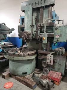 Froriep Vertical Turret Lathe with side head