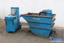 Vac-U-Max #61865, dust collector vacuum with hopper, 16" Hg, 20 HP, 2001, #70595