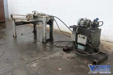 3" Universal hydraulic pipe bender, 18" stroke, 2700 psi, 5 HP, includes dies, #70893