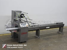 Bosch #PACK-102, 2-up, Stainless Steel, horizontal wrapper, 50-150 packages per minute, 72" L lugged product