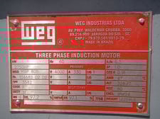 2750 HP 3600 RPM Weg, Frame 8011, WPIISB, 4000 Volts