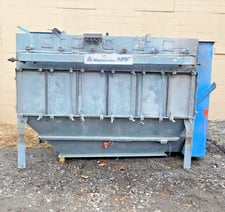 9600 cfm Wheelabrator #46-MPF-D/C, dust collector, 24 filters, D/C box 120" W x 64" D x 53-1/2" T, 18" x81"