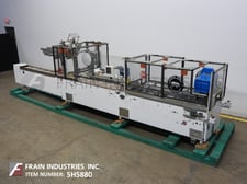 Adco #15D100-ES, semi-automatic, continous motion, horizontal, hot melt glue, cartoner, 25-100 cartons/minute